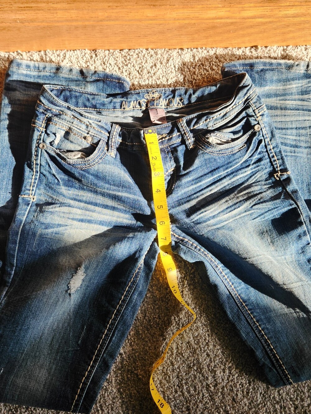 Almost Famous Women's Blue Jeans - Picture 10 of 10